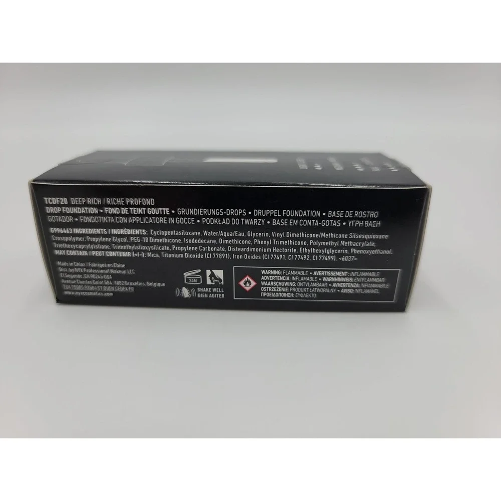 Lot of 3 NYX Total‎ Control Drop Foundation Vegan Product #010